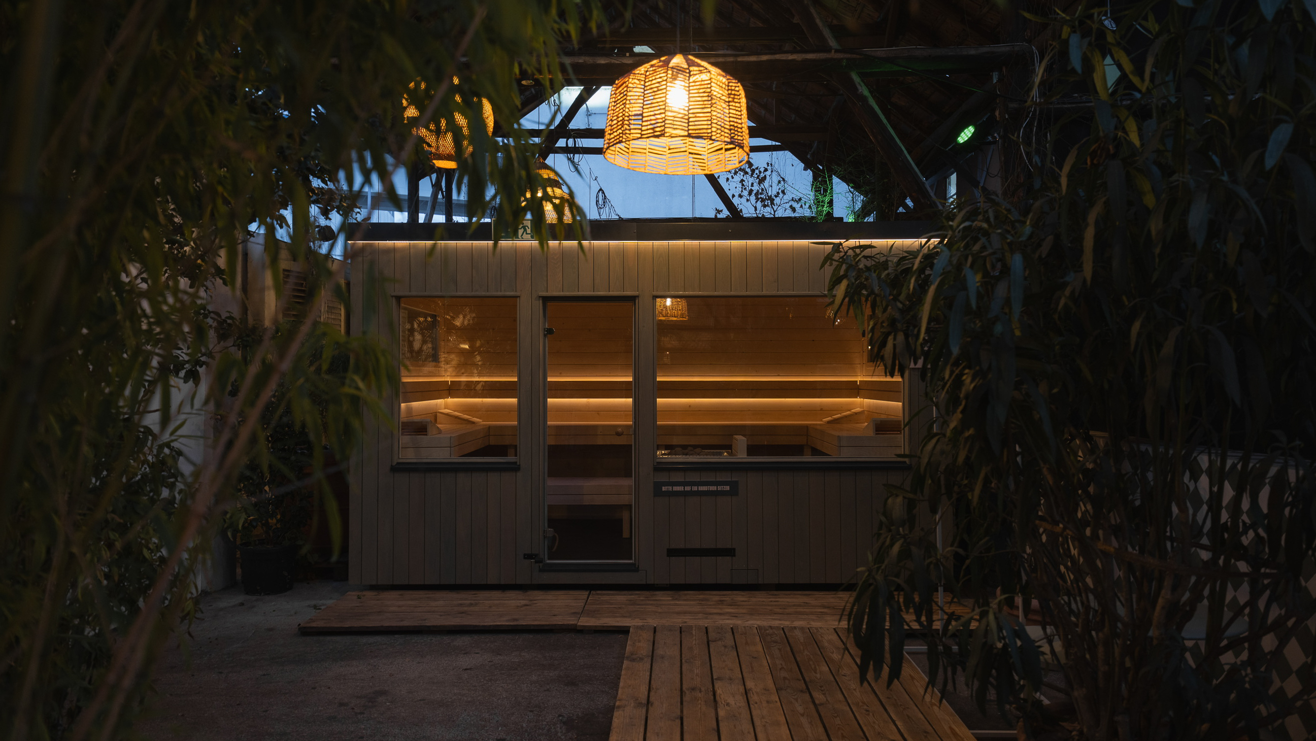 Saisonstart Sauna am Fluss